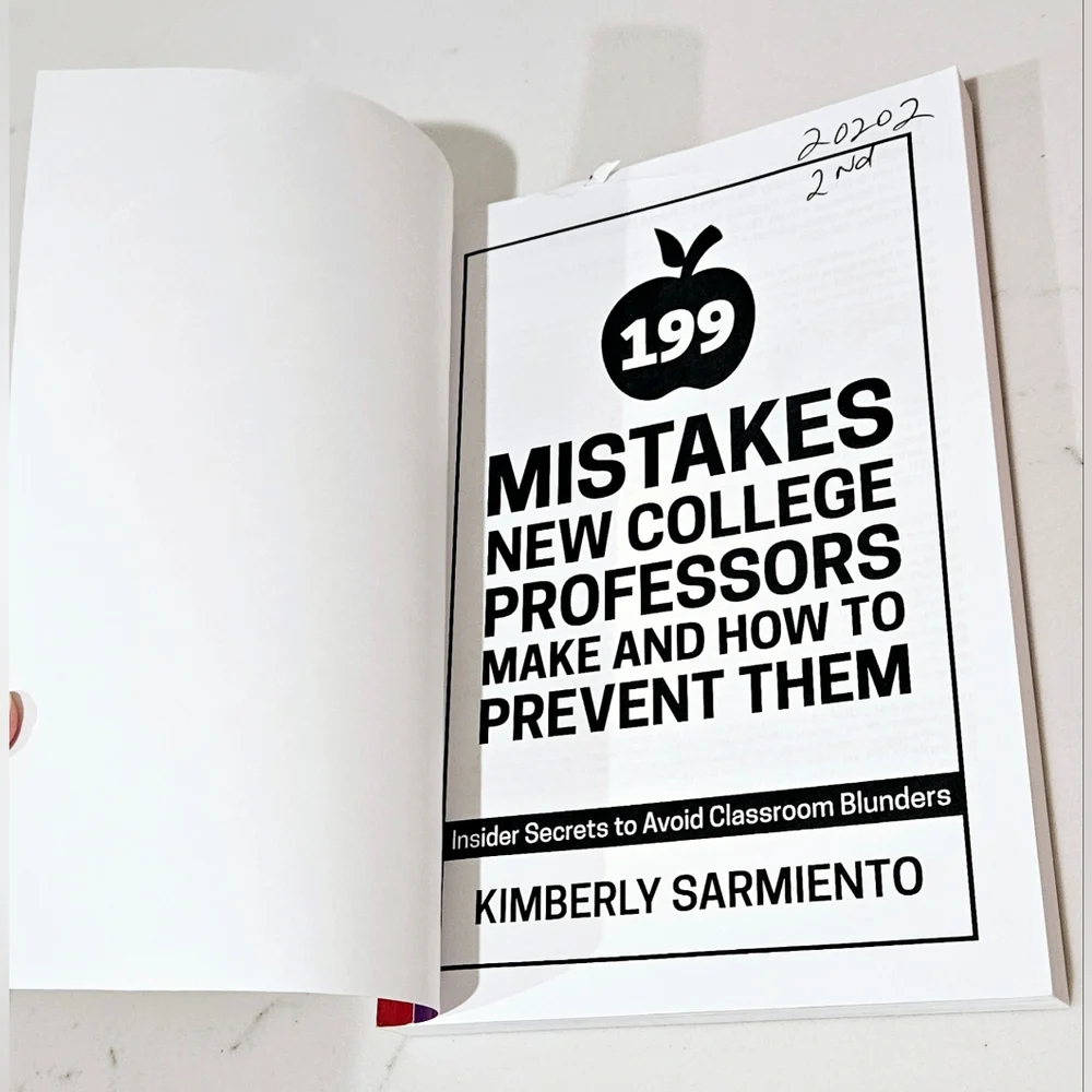 BOGO 199 Mistakes New College Professors Make and How to Prevent Them  Book